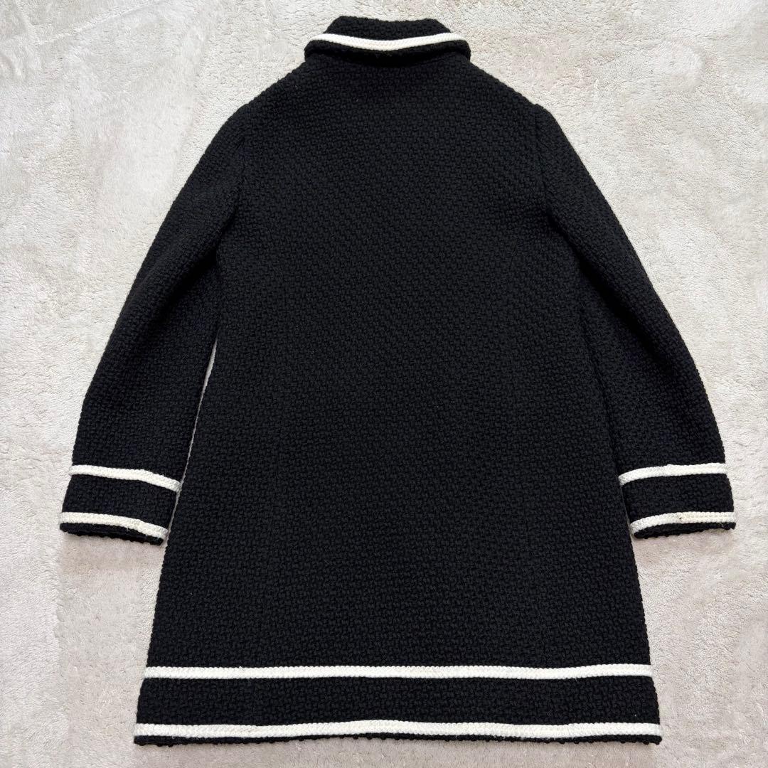 【美品】BOUTIQUE MOSCHINO モスキーノ ツイード コート 44