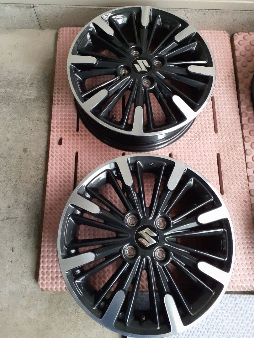 スペーシア純正 15in 4.5J 純正カスタム　② 　2本セット　美品