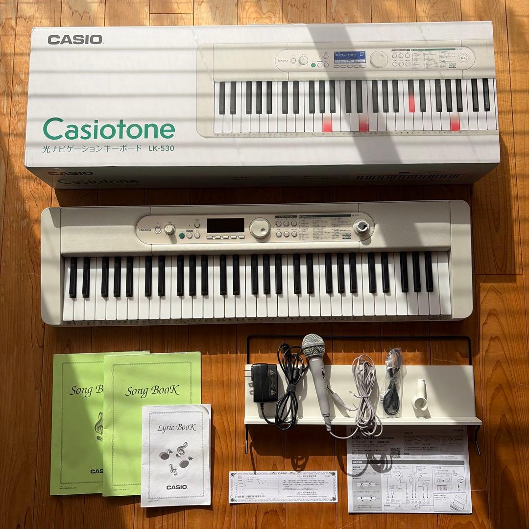 【美品】CASIO LK-530光ナビゲーションCasiotone2023年製