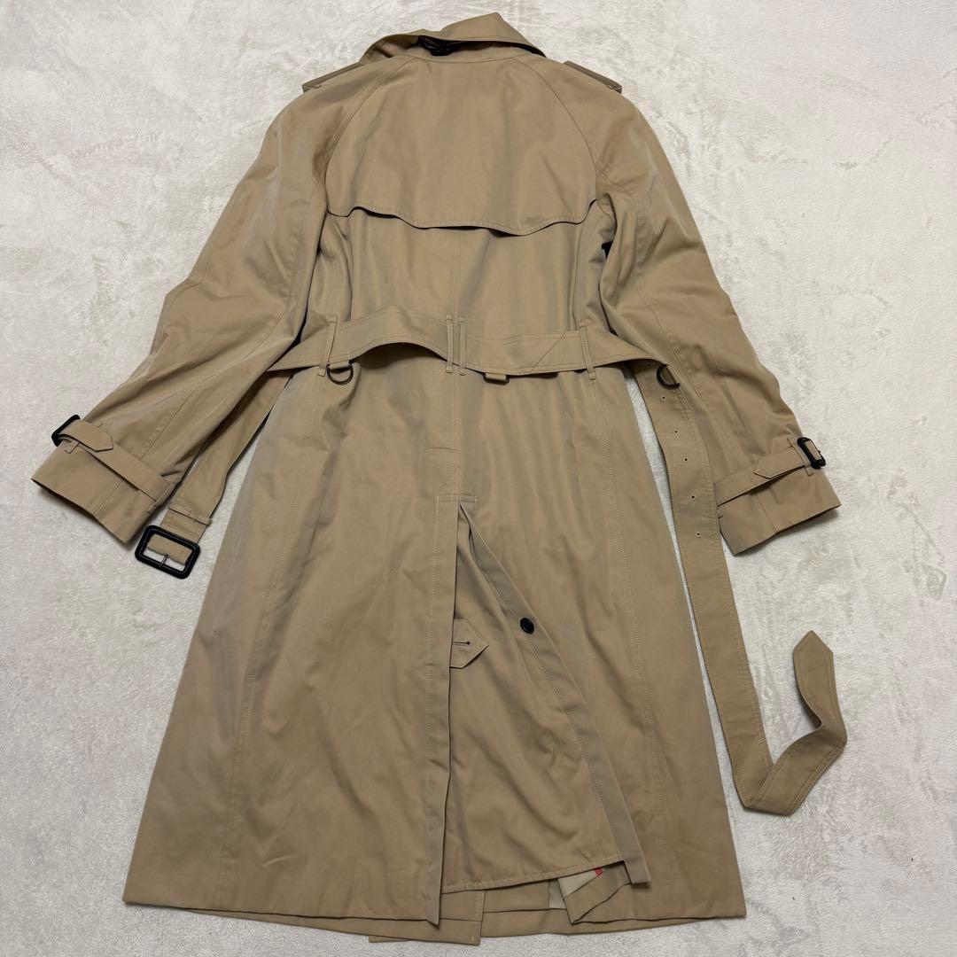 美品バーバリーロンドン　トレンチコート　ライナー付　メガチェック　44 ベージュ