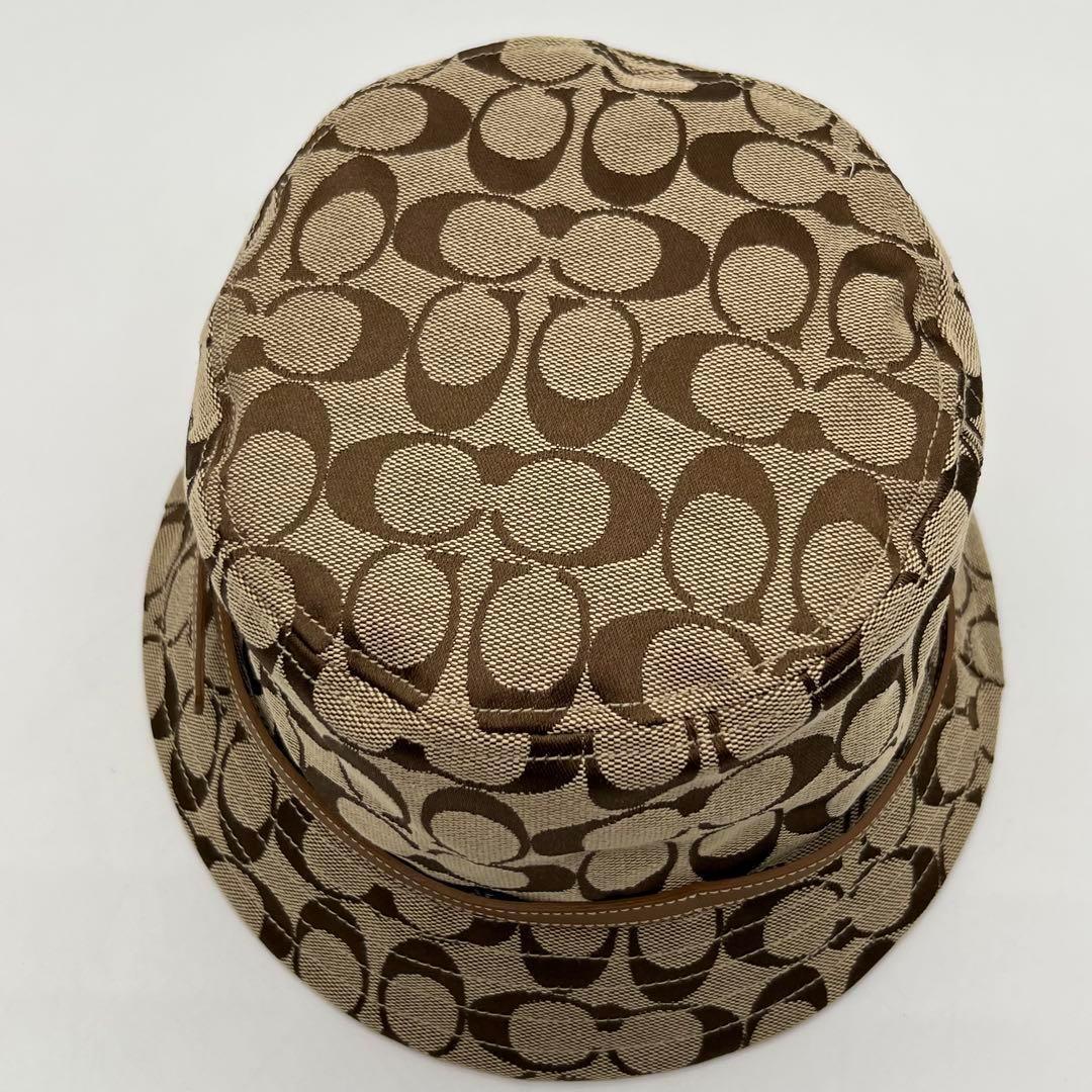 ✨️新品未使用✨️ COACH シグネチャー ジャガード バケット ブラウン