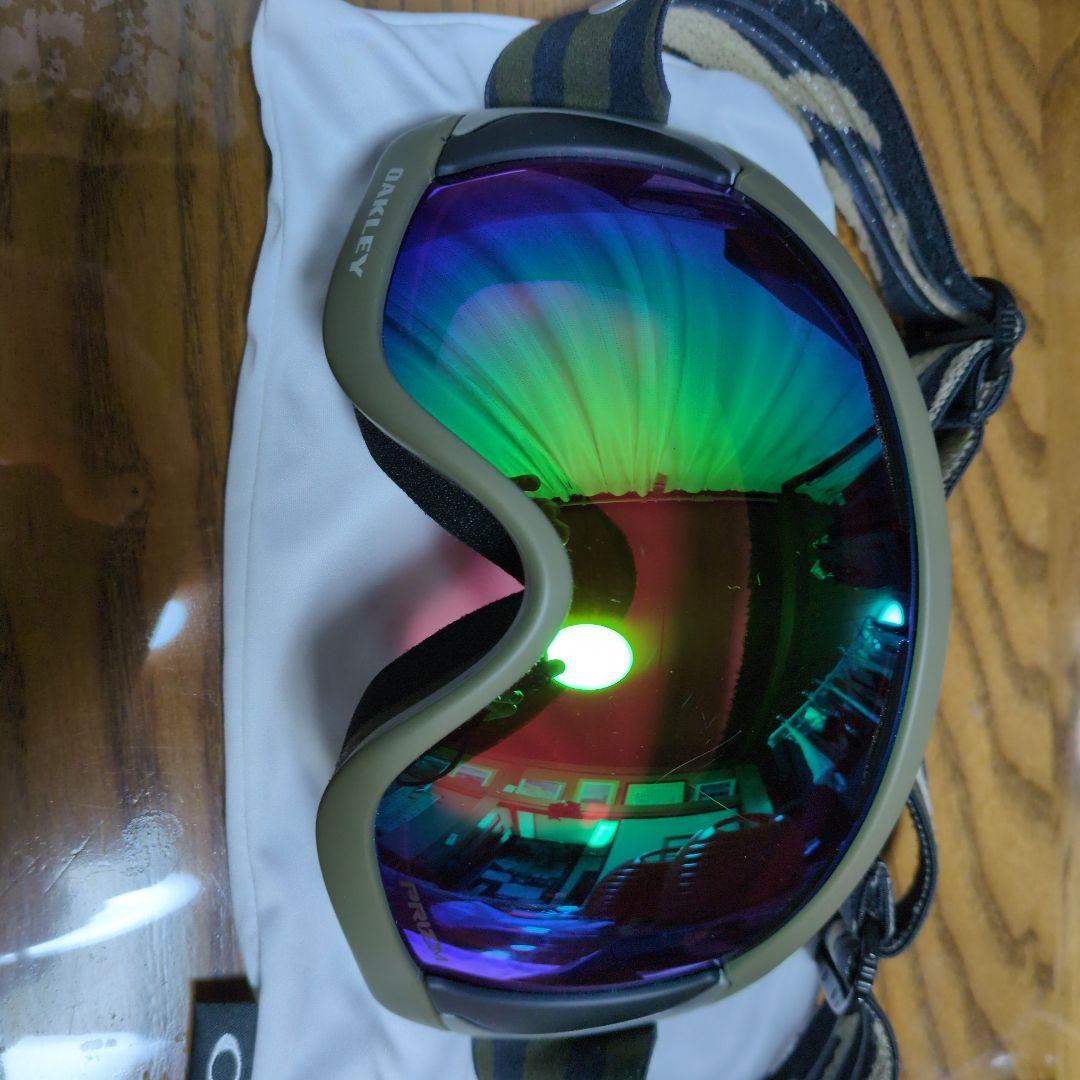 Oakley ゴーグル カモフラージュ グリーンレンズ