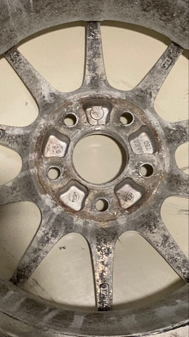 DC2 db8 インテグラ タイプR 98SPEC 純正ホイール　アルミ　白