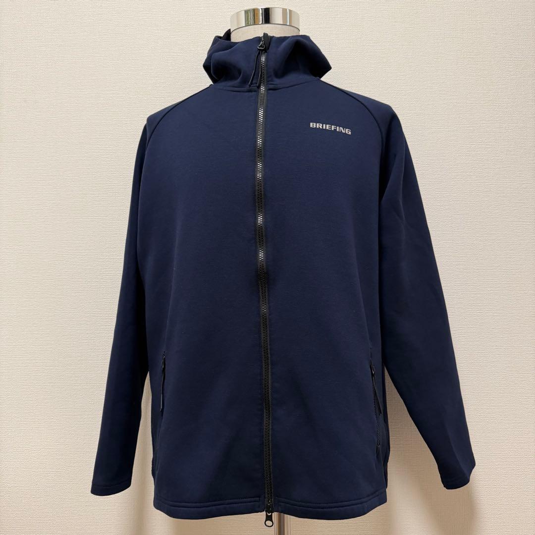 ブリーフィング　ジップパーカー　ゴルフウェア　エンボスロゴ　2024年製　XL