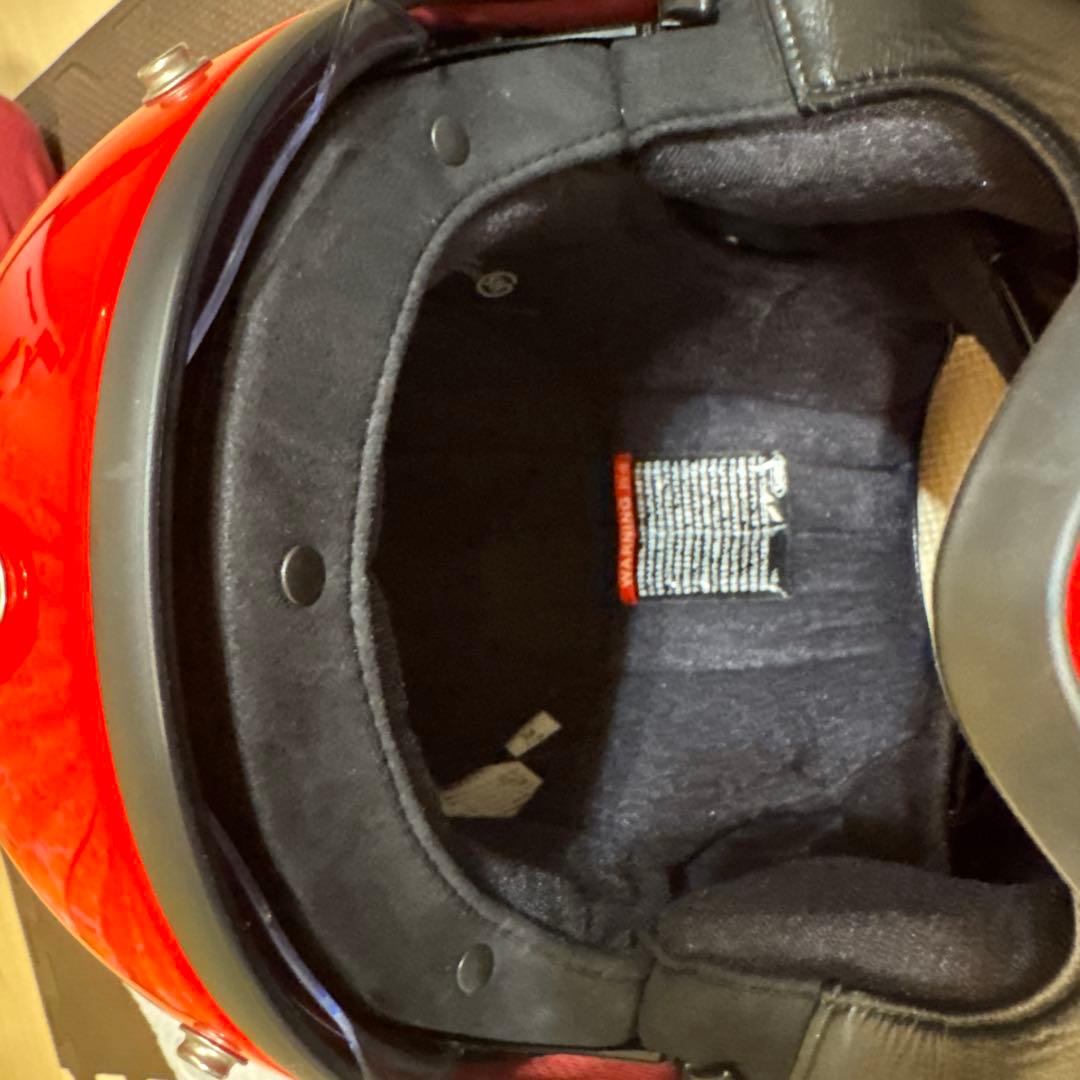 SHOEI EX-ZERO レッド Mサイズ