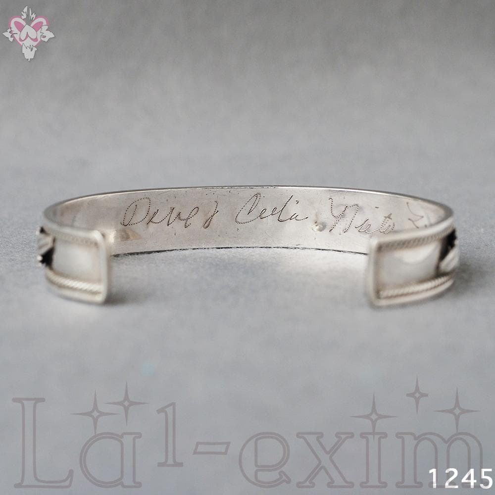 10個 ターコイズ シルバー インディアンジュエリー ズニ 刻印 バングル 純銀