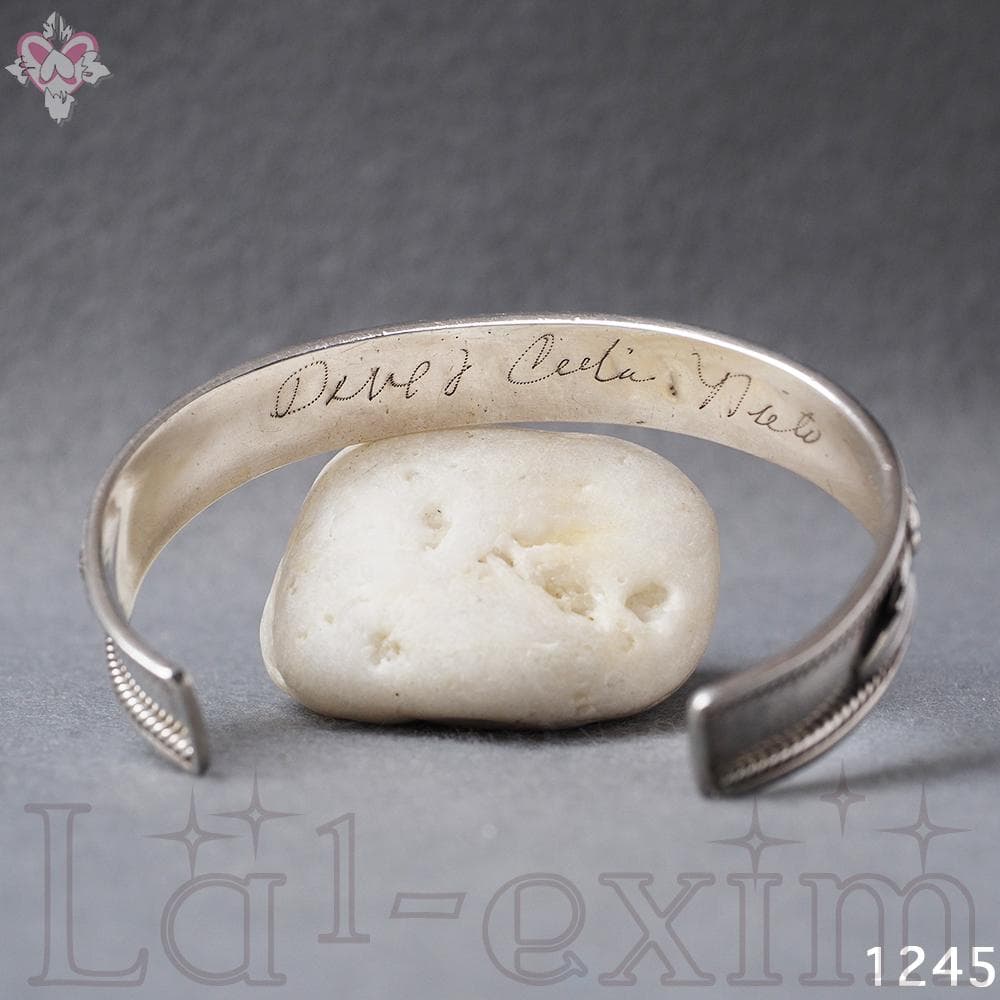 10個 ターコイズ シルバー インディアンジュエリー ズニ 刻印 バングル 純銀