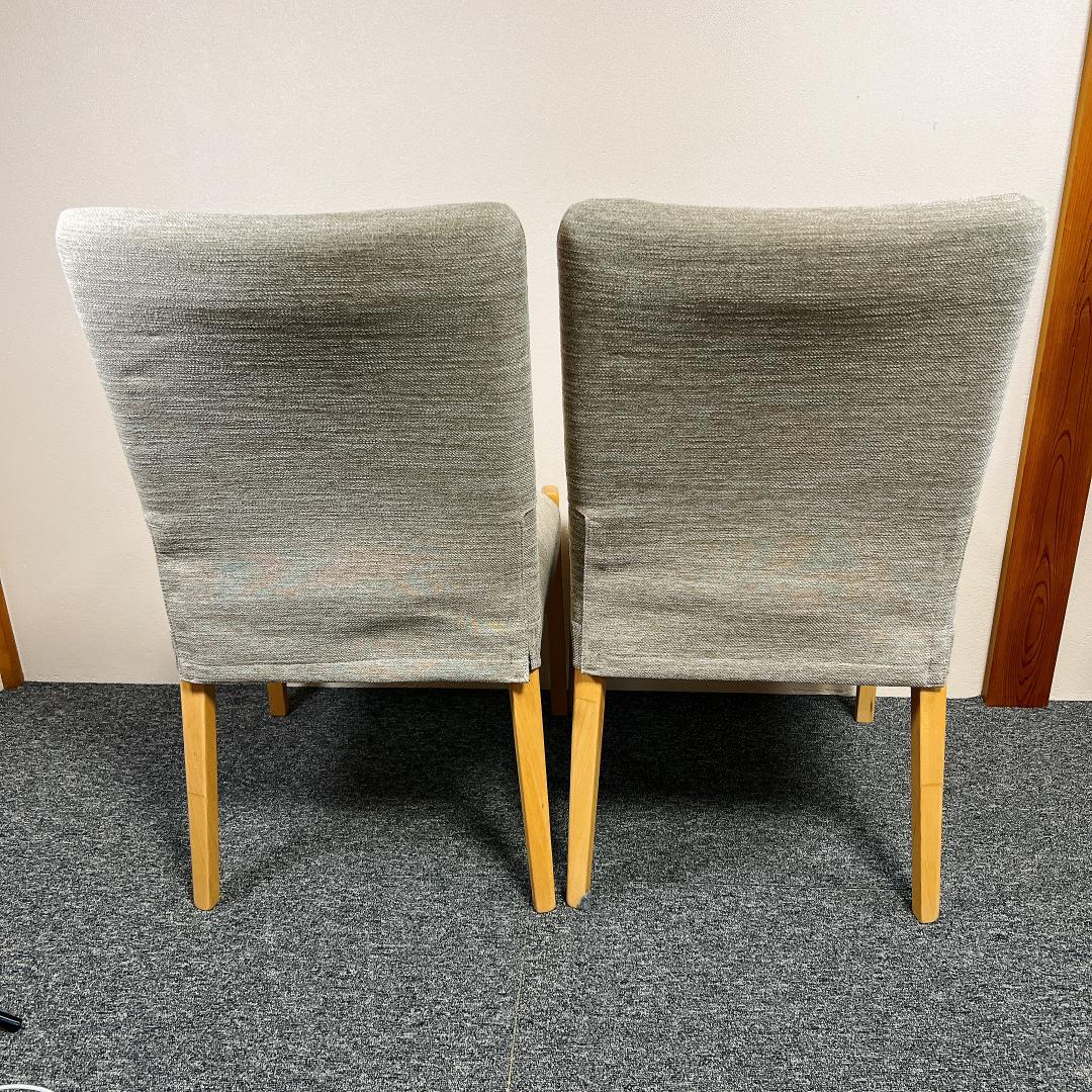 ニトリ Dコタツチェア ダイニングチェア ファブリック　2脚セット　北欧レトロ