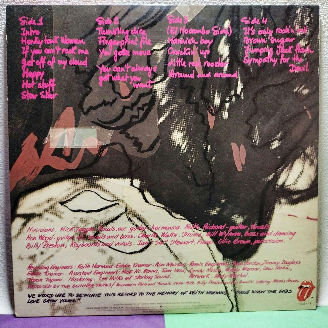 『ＬＯＶＥ ＹＯＵ ＬＩＶＥ／ＴＨＥ ＲＯＬＬＩ…』帯付・２枚組見本盤【中古ＬＰ