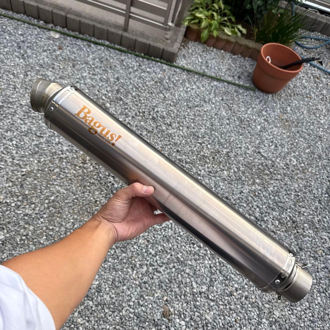 Bagus! バグース60.5πサイレンサー　チタンマフラー