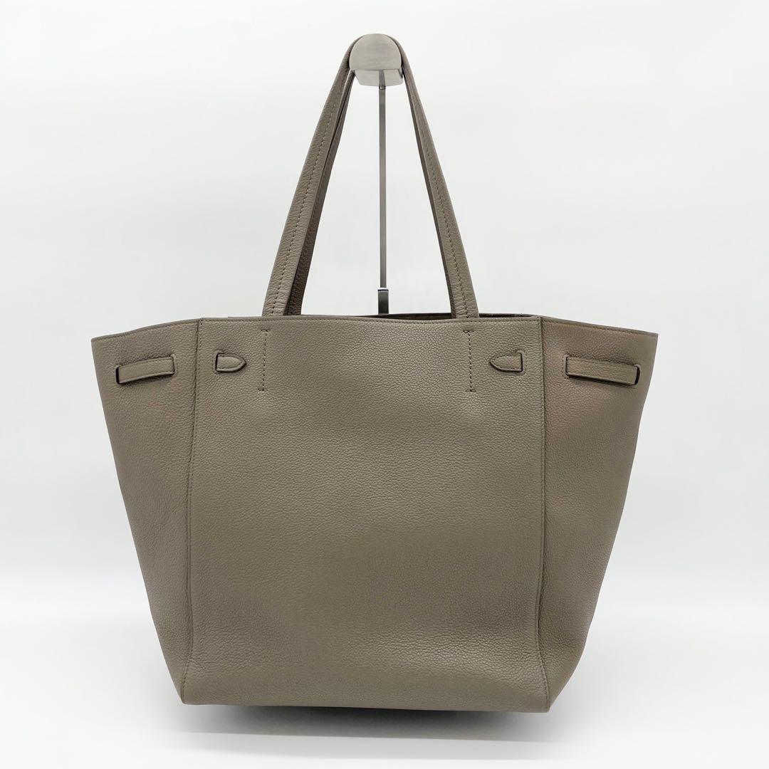極美品　CELINE セリーヌ カバファントム トートバッグ　トープ　レザー