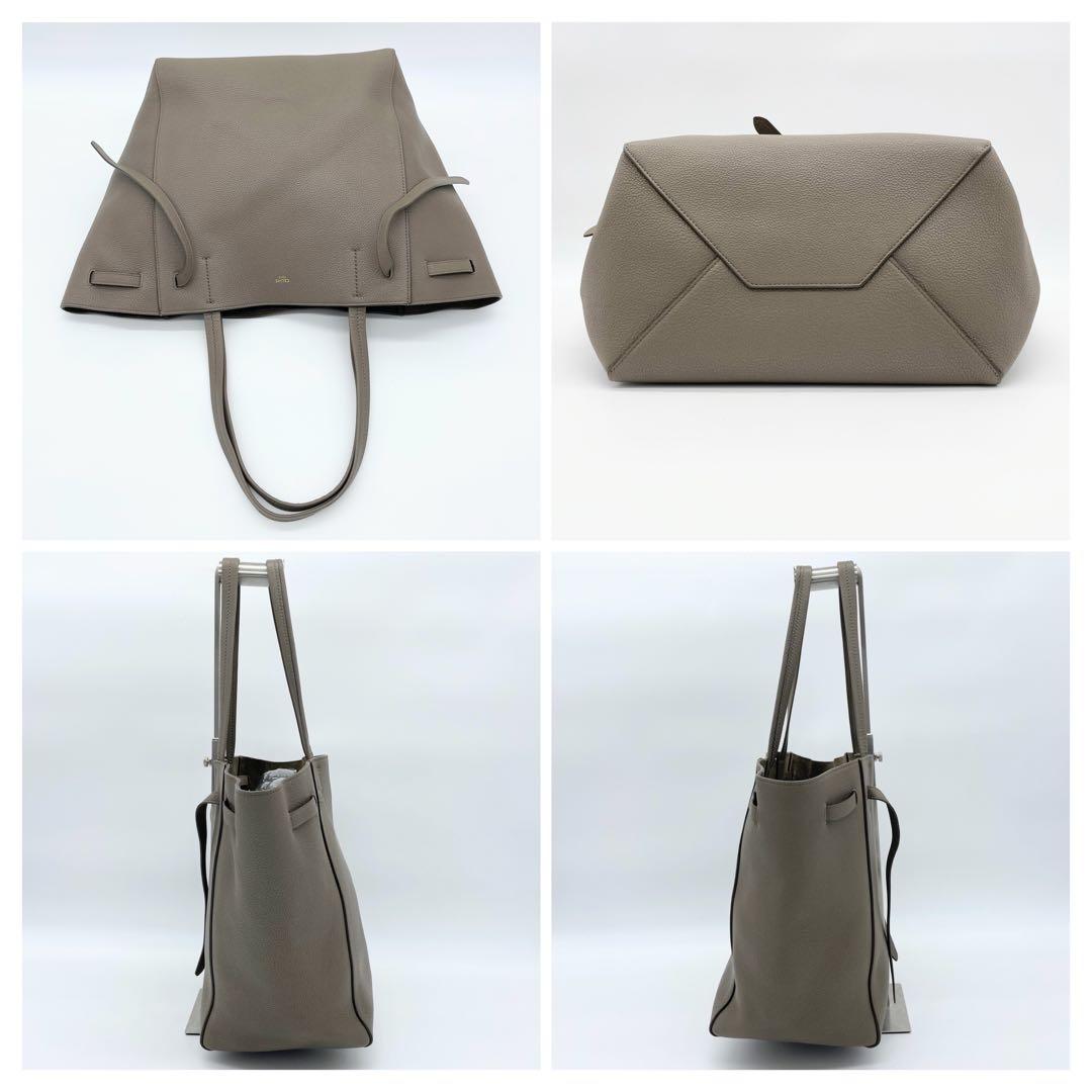極美品　CELINE セリーヌ カバファントム トートバッグ　トープ　レザー
