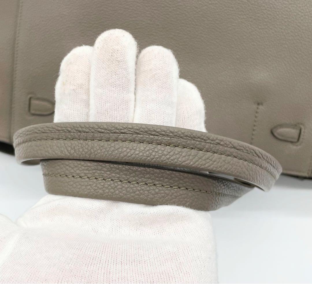 極美品　CELINE セリーヌ カバファントム トートバッグ　トープ　レザー