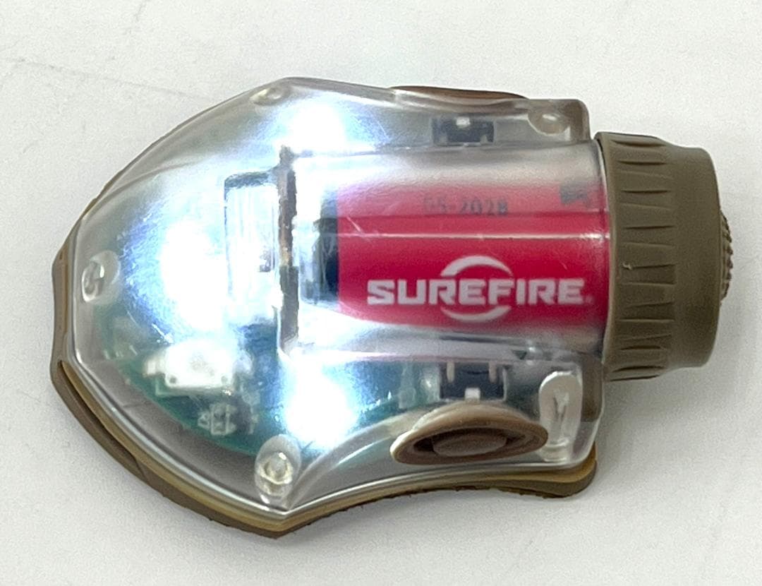 実物 S&S Precision Manta StrobeライトTan 白/緑