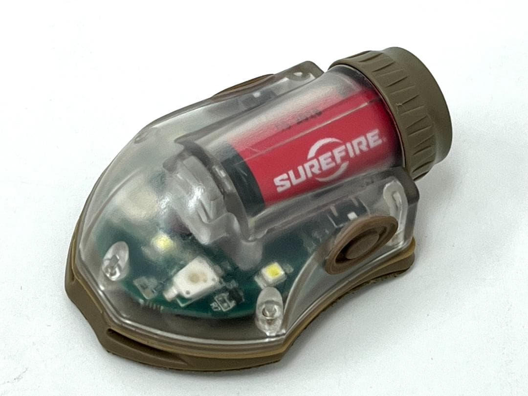 実物 S&S Precision Manta StrobeライトTan 白/緑