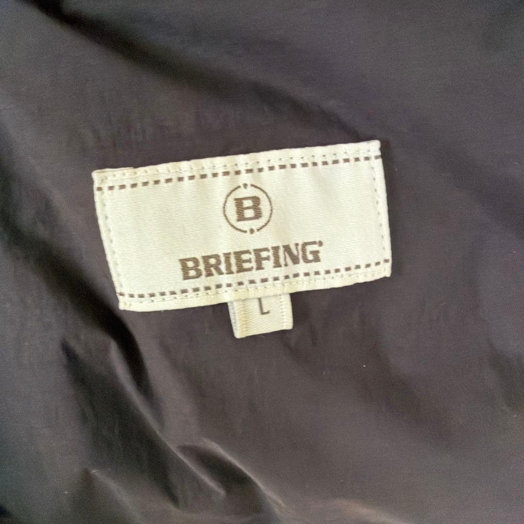 BRIEFING ゴルフ　ハイブリッドダウン　ブラック　サイズL