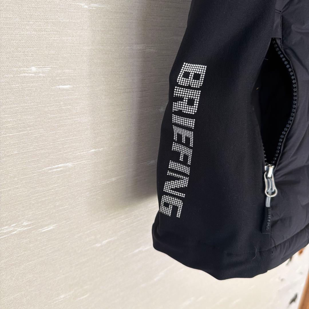 BRIEFING ゴルフ　ハイブリッドダウン　ブラック　サイズL