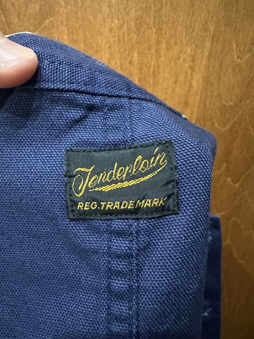 レア　テンダーロイン　ノーカラーシャツ