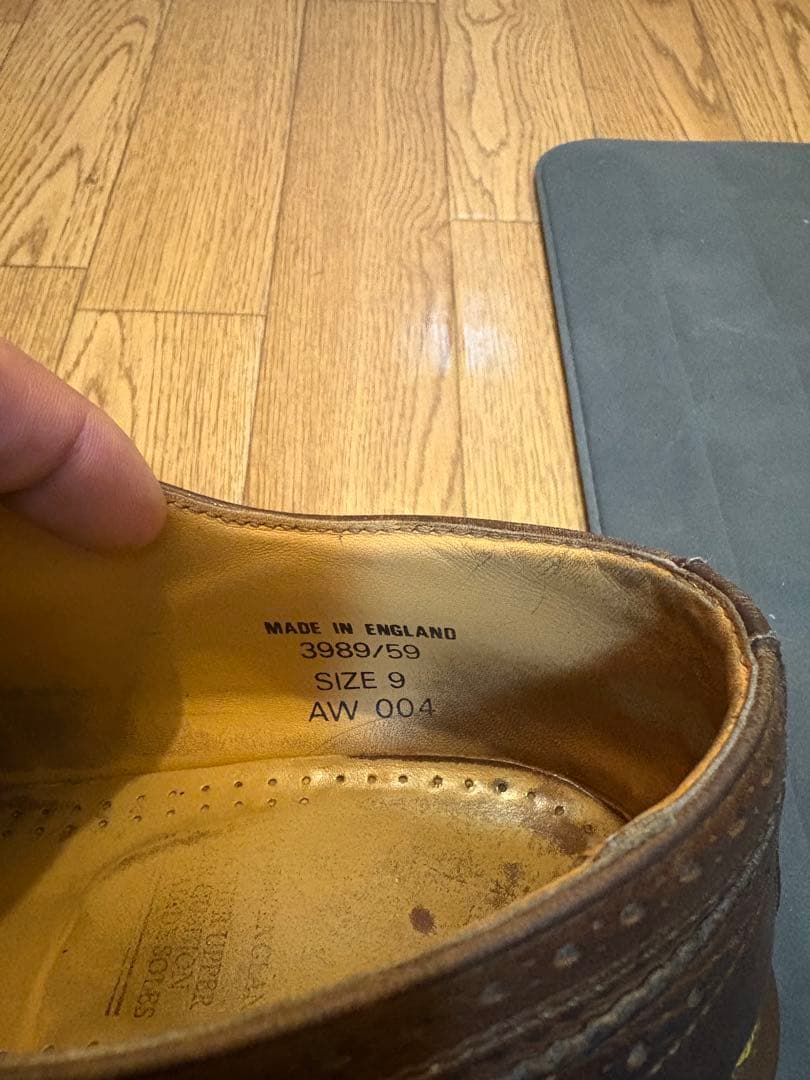 ドクターマーチン ブラウンレウィングチップ サイズUS9 イングランド製
