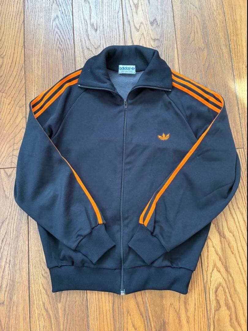 a*u様 80s adidasジャージ トラックジャケット トレフォイルデサント