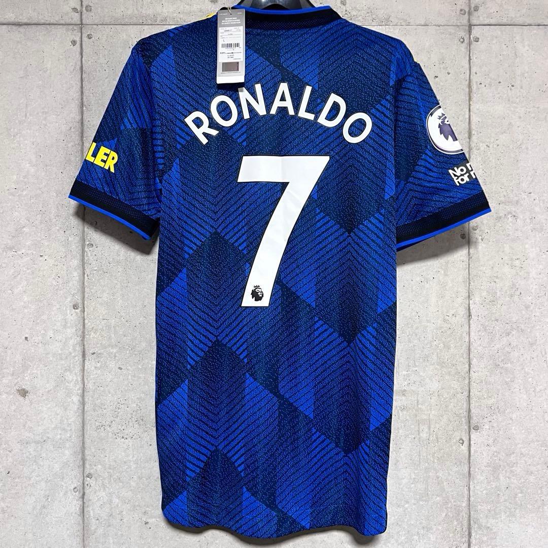 【新品/タグ付き】21/22 マンチェスターU ♯7 C・ロナウド【L】選手仕様