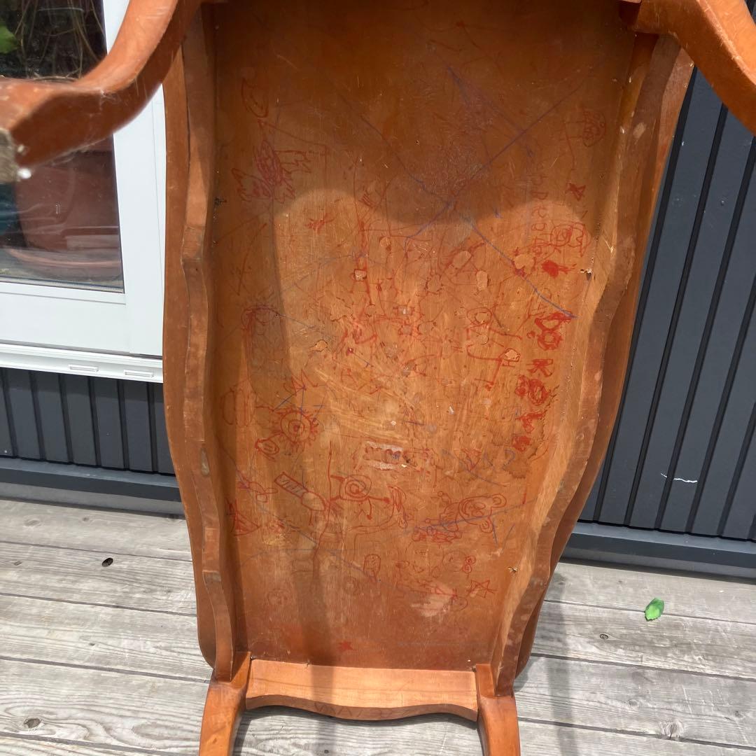 イタリアアンティーク ロココ様式 木製装飾 センターテーブル クラシック 古家具