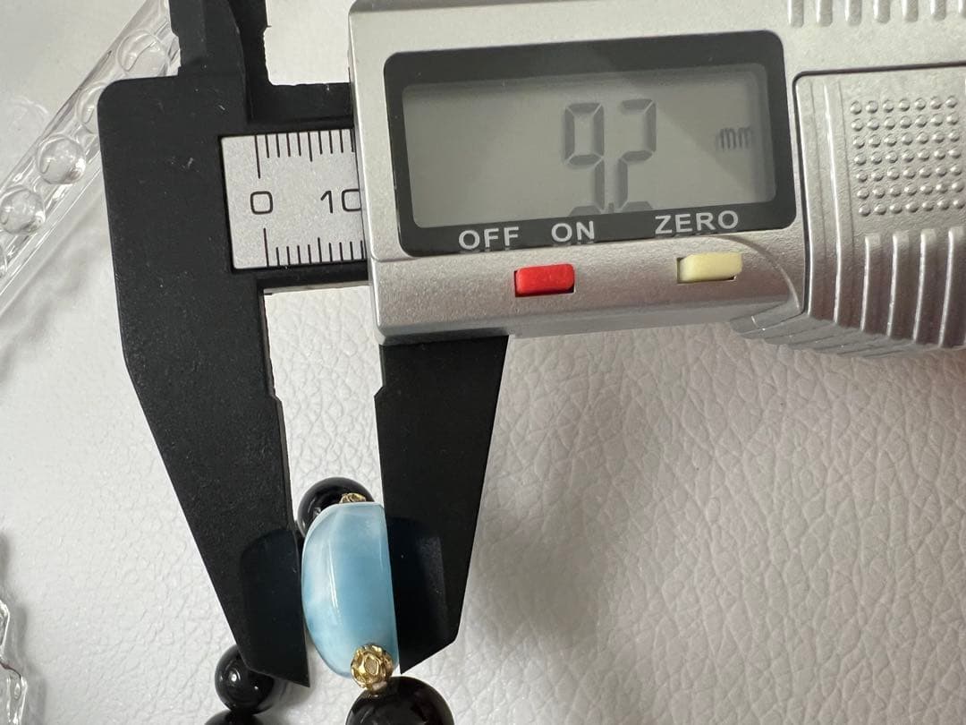 高品質ハートラリマー♡モリオンブレスレット愛　平和　癒し　魔除け　厄除　邪気払い