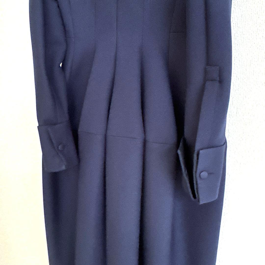 COLUMN ボリュームフォルムワンピース　ネイビー36