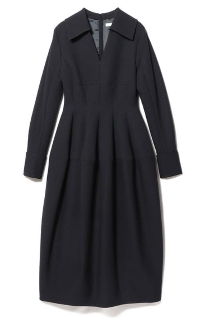 COLUMN ボリュームフォルムワンピース　ネイビー36