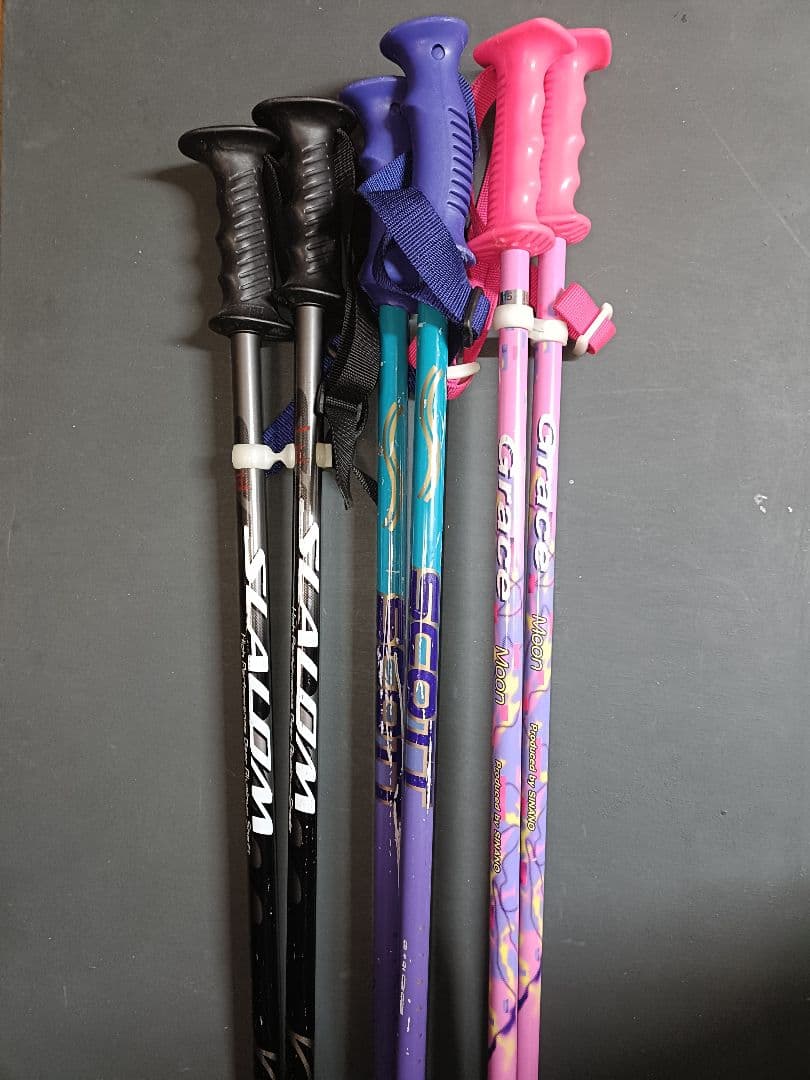 【jonjon】スキーストック3点セット