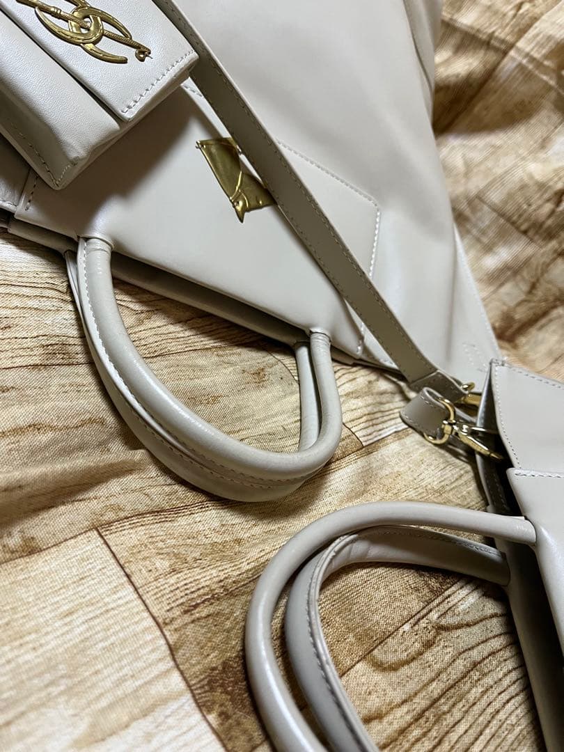 正規品ブルックリンear総レザー2wayバッグ2点で。L43cmとM35中古良好