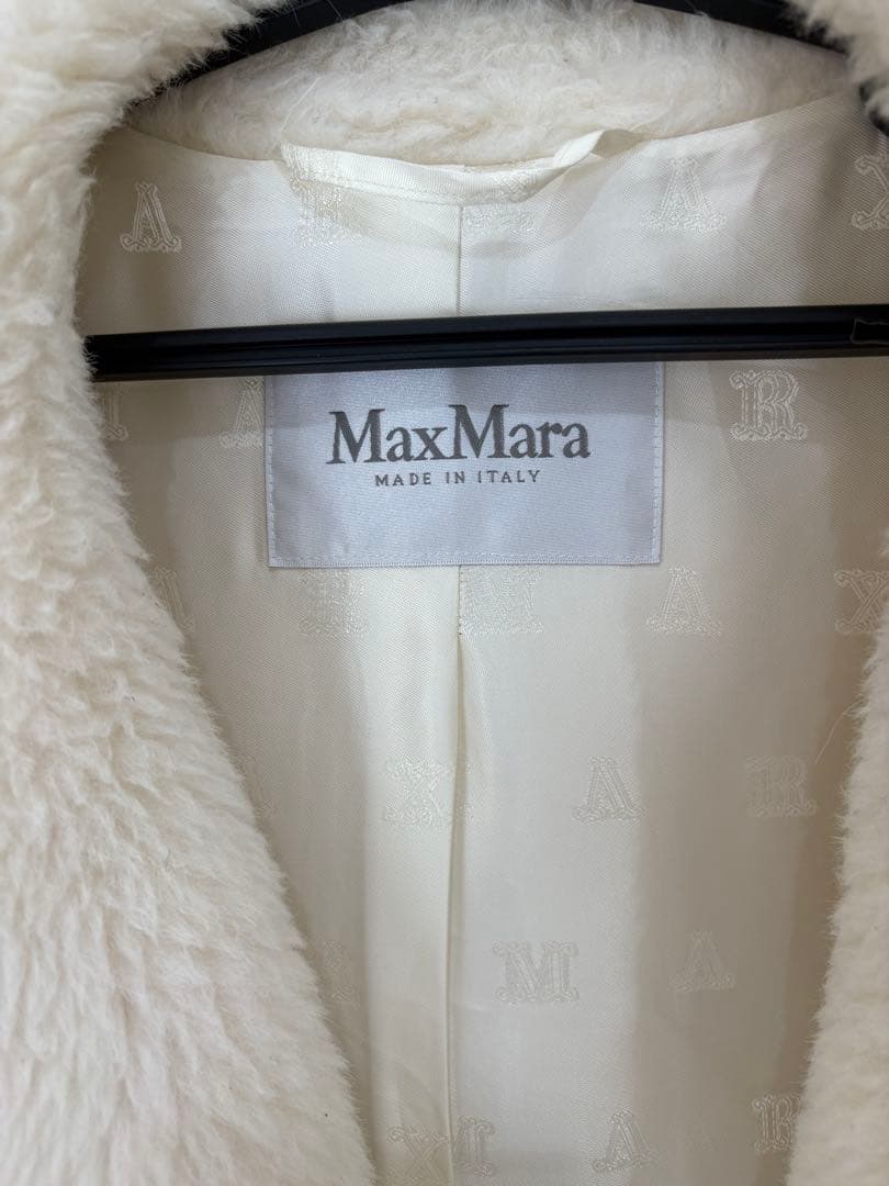 Max Mara RIGA 2023年 新作 テディベア コート ジャケット 白