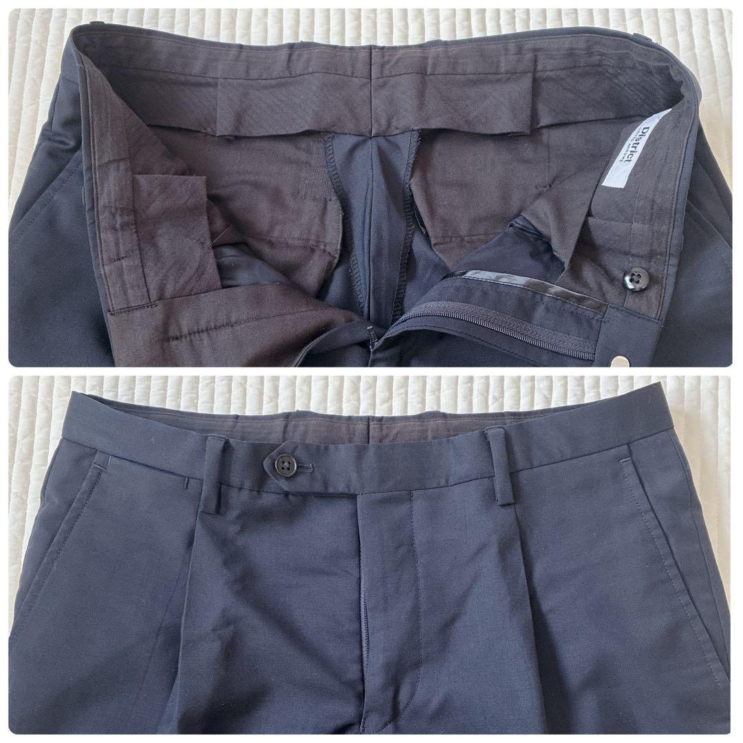 定価11万 District UNITED ARROWS セットアップ ネイビー