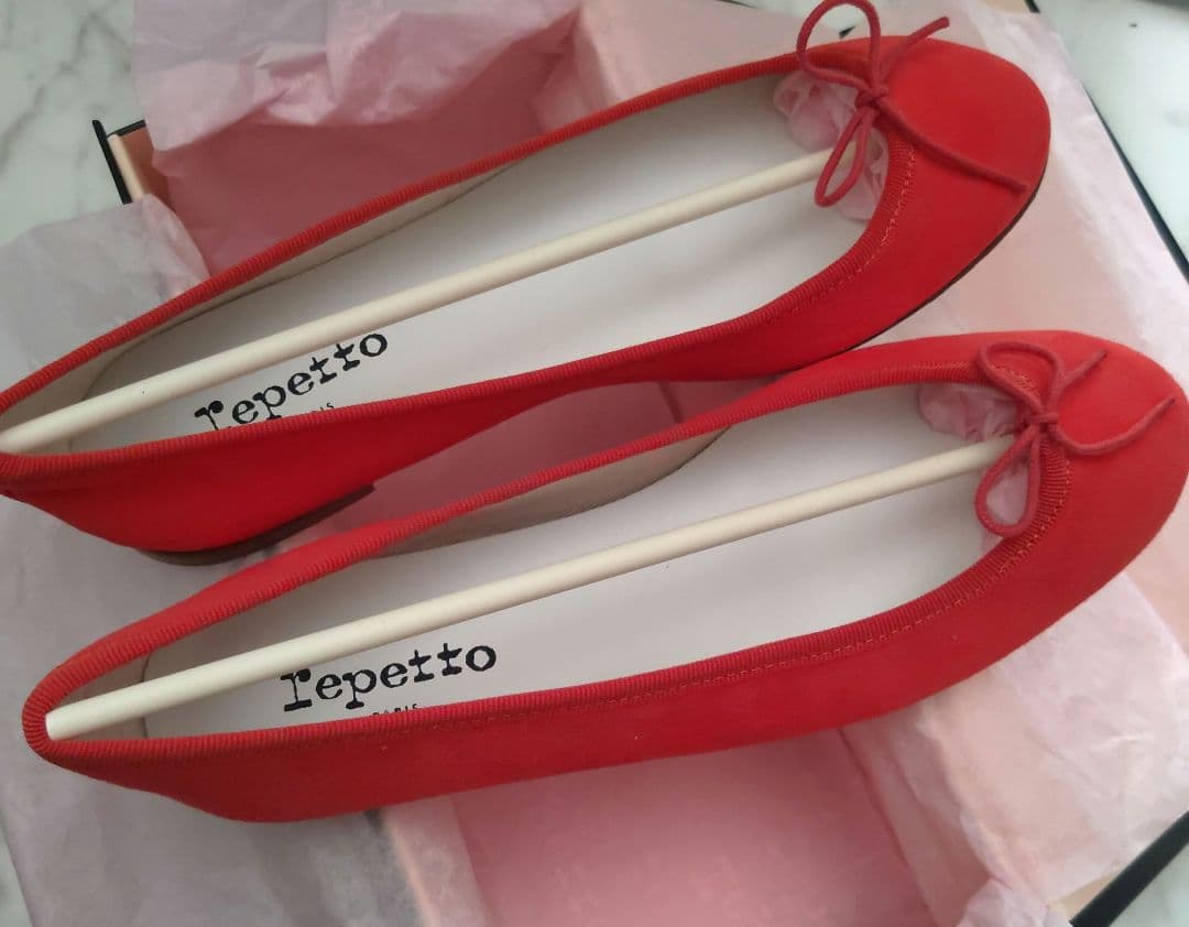 Repetto Cendrillon 赤 39.5