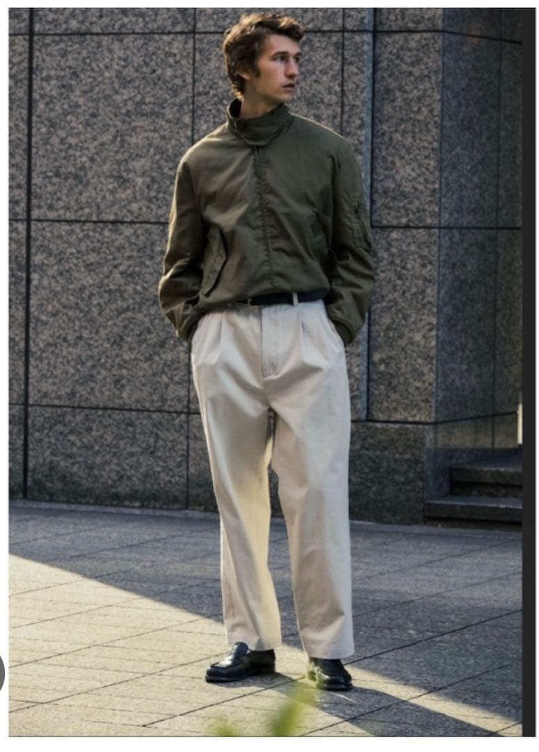 a.presse 22SS chino trousers ベージュ2