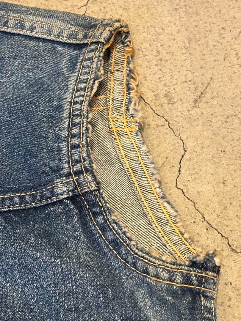 Levi’s 507XX 2nd ヴィンテージ デニム ベスト BIG E