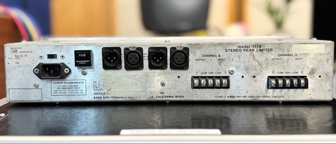 UREI 1178 デュアルピークリミッター（VINTAGE）