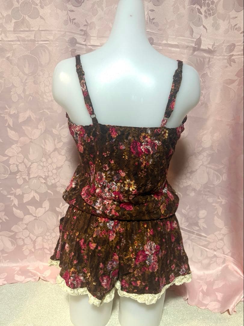 【希少品】 LIZLISA 花柄ロンパース