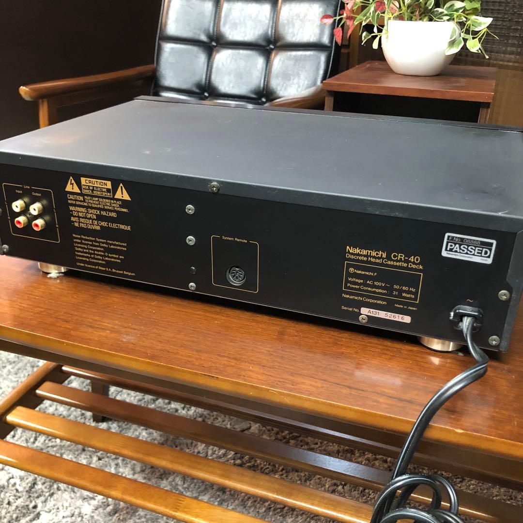 ◇ Nakamichi ナカミチ CR-40 カセットデッキ