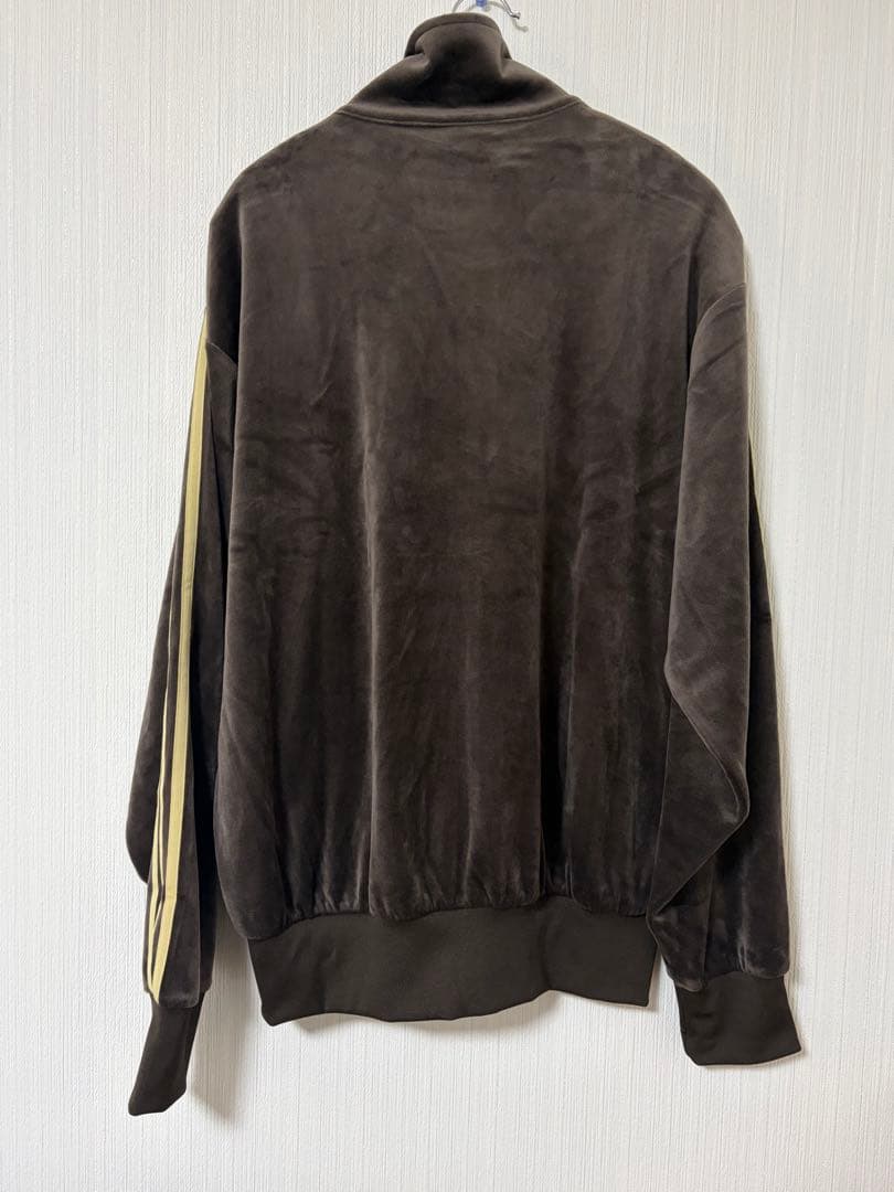 adidas ファイヤーバード ベロア トラックトップ ダークブラウン
