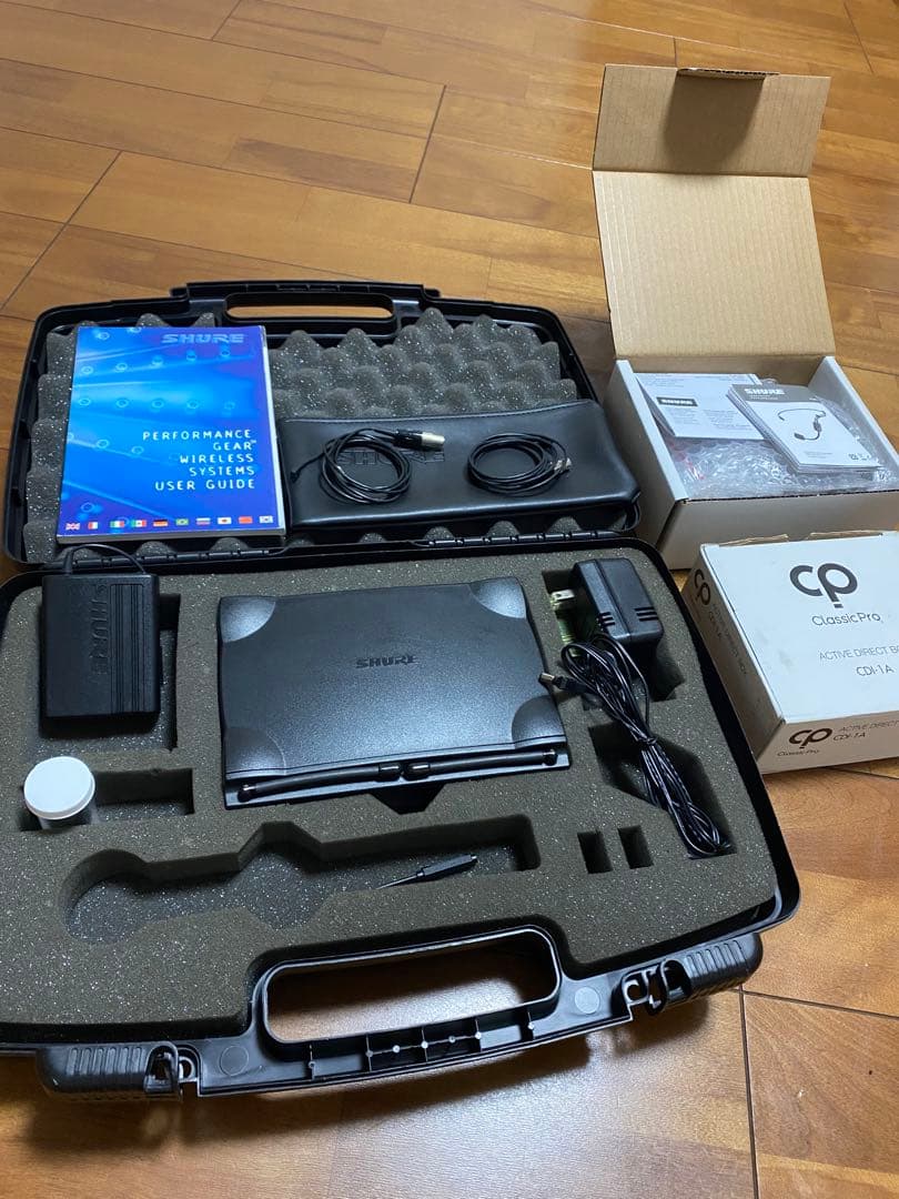 Yamaさん専用　shure ワイヤレスマイク　ヘッドセットは新品