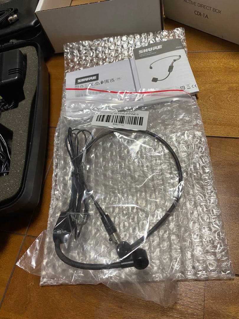 Yamaさん専用　shure ワイヤレスマイク　ヘッドセットは新品