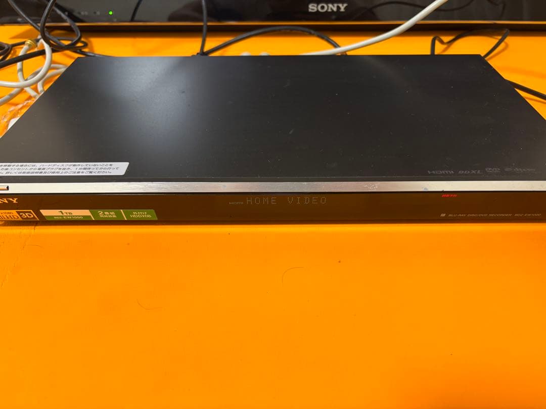 SONY ブルーレイレコーダー ブラック　1TB