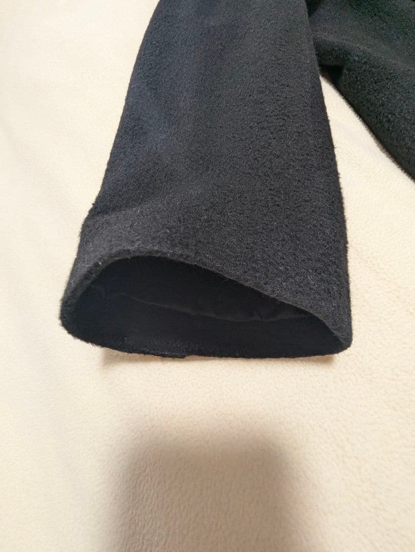 カシミヤ100% 黒 ブラック チェスターコート ロングコート