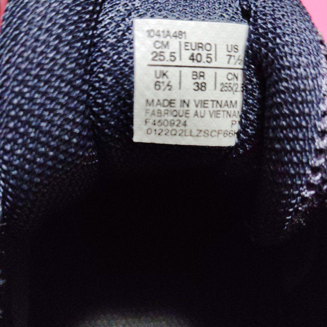 着用1回アシックス　ゲルレゾリューションX25.5cm 2Eグレー オレンジ