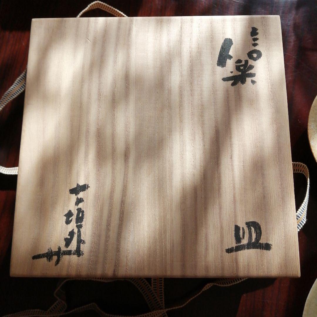 信楽焼　杉本貞光　寺垣外窯　信楽薄手皿　17cm　【1枚割れアリ】