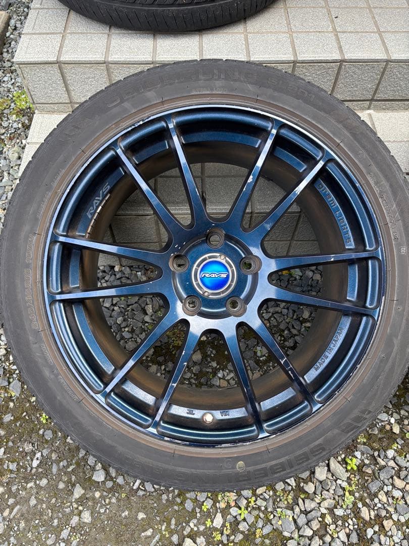 sti  レイズグラムライツ 18インチ8.5j pcd114.3