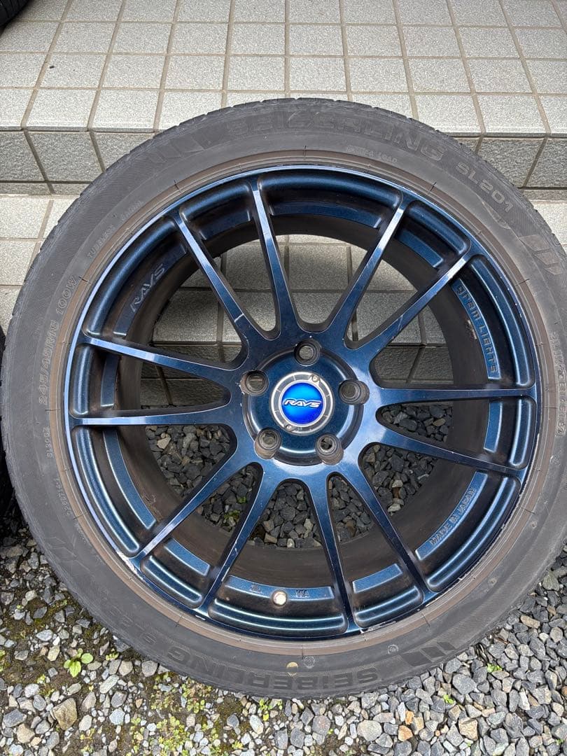 sti  レイズグラムライツ 18インチ8.5j pcd114.3