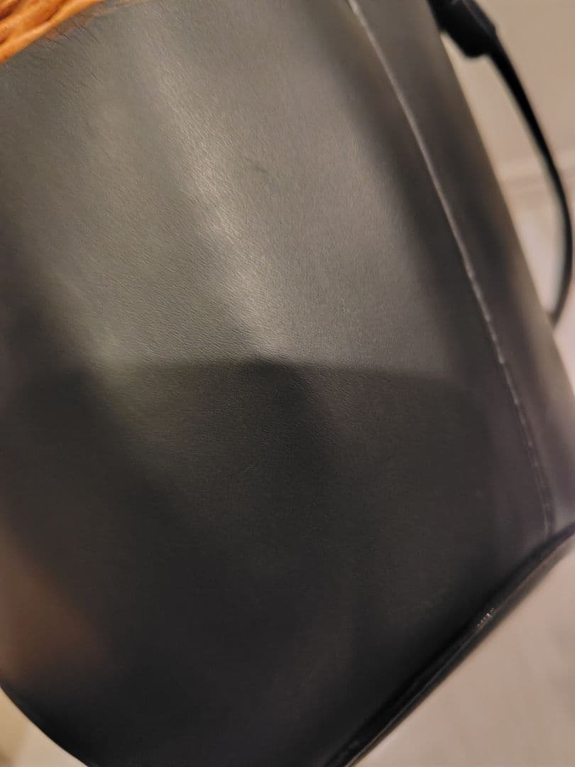 パーゴ　美品★BAGMATI バグマティ レザーコンビ かごバッグ　現行品