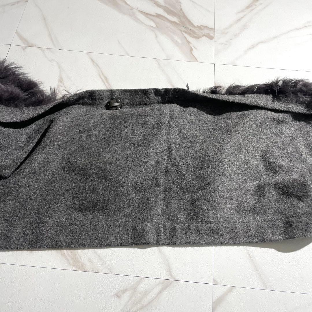 入手困難✨ KARL DONOGHUE ムートン マフラー ショール グレー